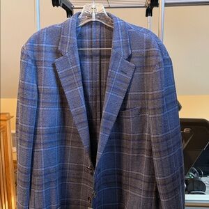 Todd Snyder Navy Checkered Blazer